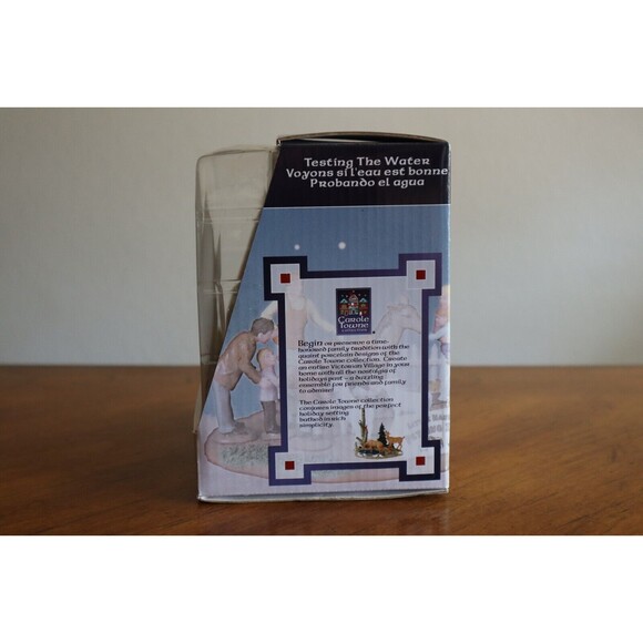 LEMAX Village Town Collection TESTING THE WATER 2000 Landscape Accent Figure - Picture 6 of 9